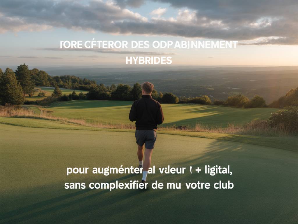 Concevoir des offres d’abonnement hybrides (présentiel + digital) pour augmenter la valeur perçue sans complexifier la gestion de votre club